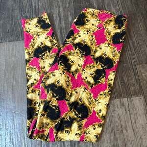 LuLaRoe Tall & Curvy Cat Print Leggings